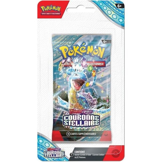 Booster Pokémon Couronne Stellaire sous blister EV7 - CollekStore