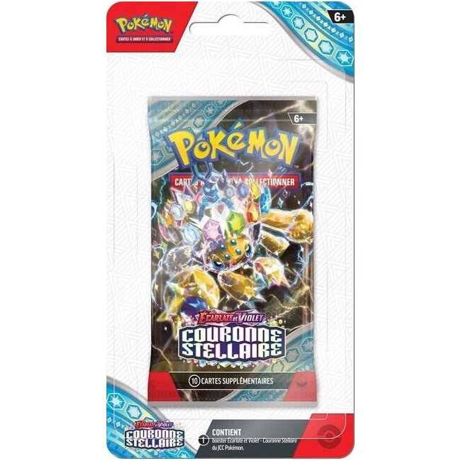 Booster Pokémon Couronne Stellaire sous blister EV7 - CollekStore