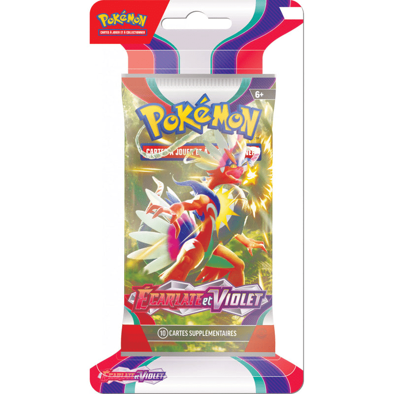 Booster Pokémon Ecarlate & Violet EV1 sous blister - CollekStore