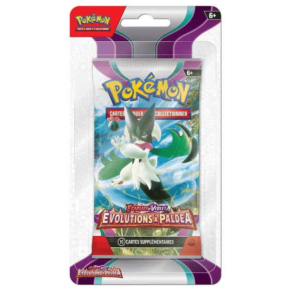 Booster Pokémon Evolutions à Paldéa sous Blister EV2 - CollekStore