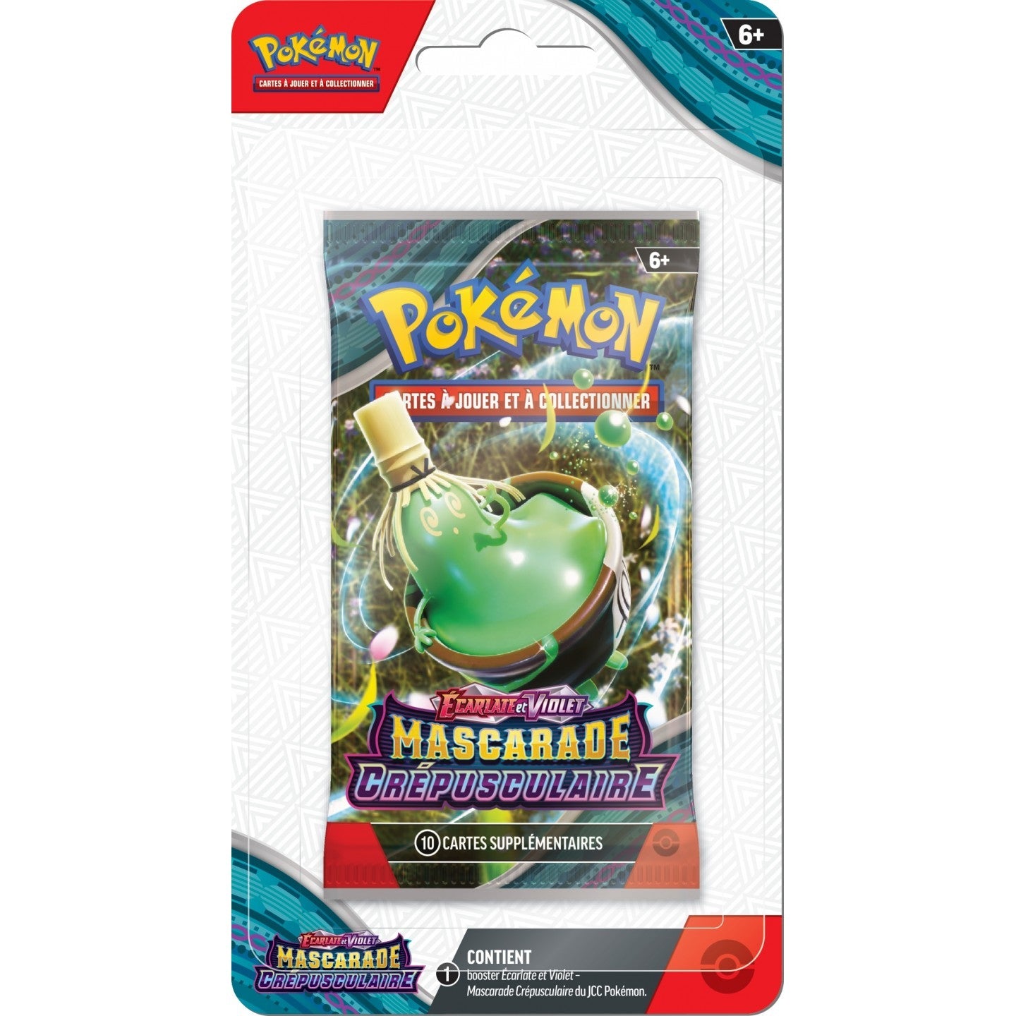 Booster Pokémon Mascarade Crépusculaire sous blister EV6 - CollekStore