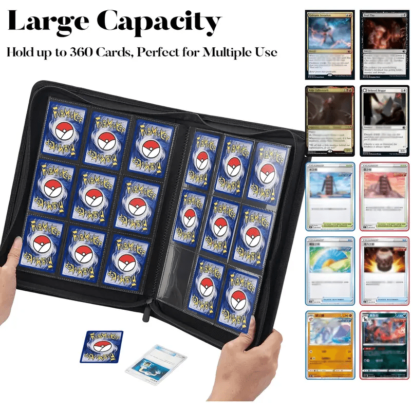 Classeur Premium 360 Cartes – Avec Fermeture Zip - Collek Store