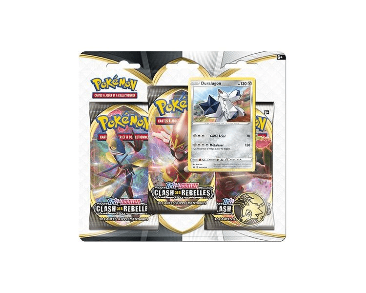 Tripack Pokémon Clash des Rebelles EB02 - CollekStore