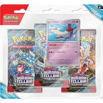 TriPack Pokémon - EV7 Couronne Stellaire - CollekStore
