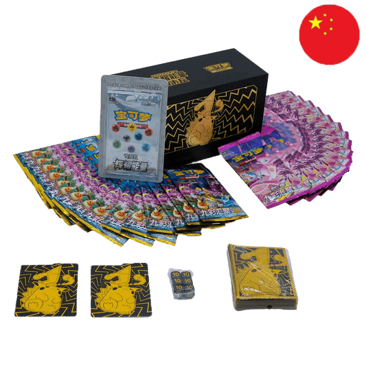 Pokémon Coffret Dresseur d'élite Gold Pikachu – ETB [S - CHN] - Collek Store