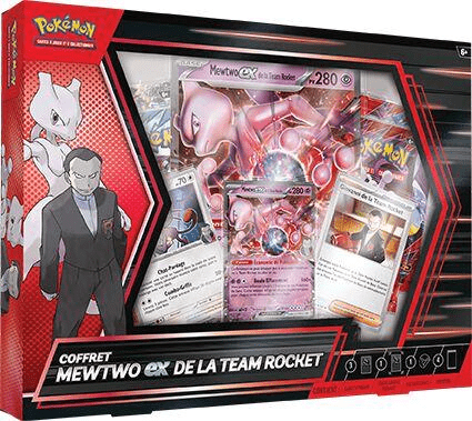 POKEMON COFFRET MEWTWO EX DE LA TEAM ROCKET - Collek Store