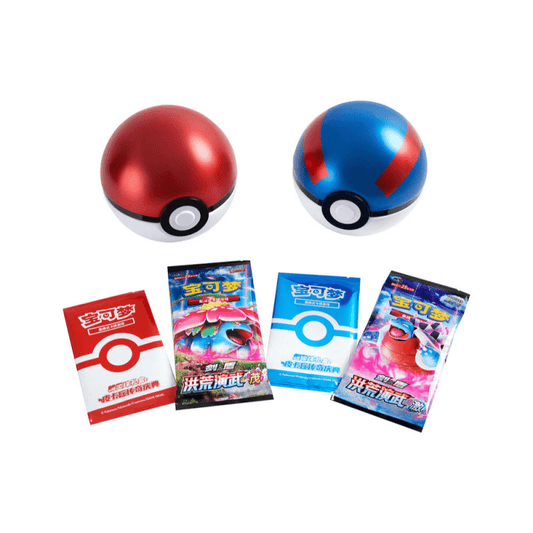 Pokémon TCG – Boîte Cadeau PokeBall/Superball Tin (Chinois Simplifié – Épée & Bouclier) - Collek Store