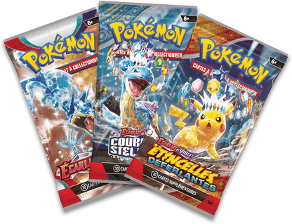 Pokémon Tin Cube JCC Pokémon : Boîte empilable – Ogerpon (3 boosters et 2 Pages d’Autocollants) - Collek Store