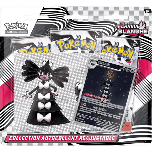 Pokémon Tripack Collection Autocollant réajustable Foudre Noire/Flamme Blance EV10.5 - Collek Store